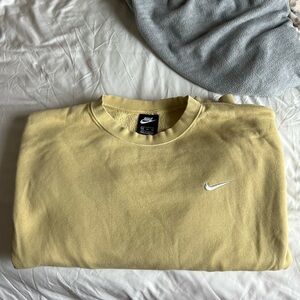 Yellow Nike sweatshirt